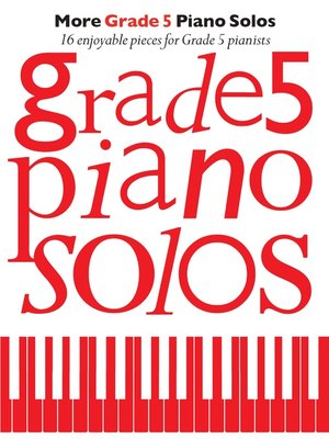 cover image of More Grade 5 Piano Solos